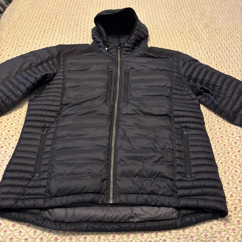 Kuhl Spyfire Hoody Puffer Jacket Goosed Down Men’s Black Size XL Gorpcore Active - Picture 16 of 16